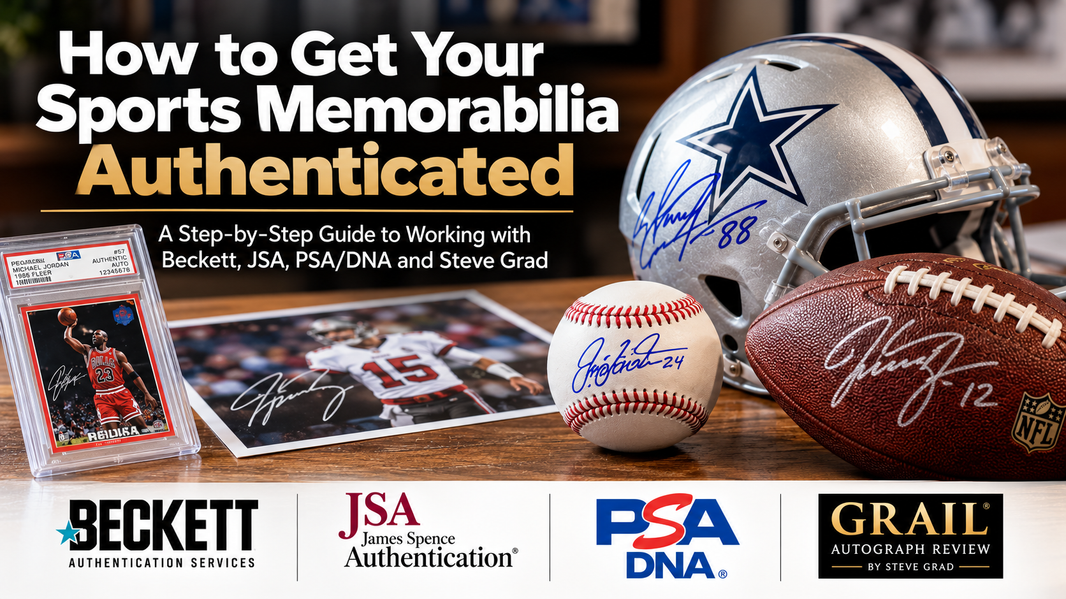 How to Authenticate Sports Memorabilia | BAS, JSA & PSA