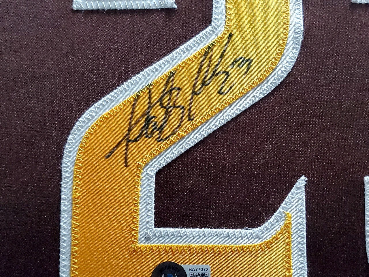 Fernando Tatis Jr. Autographed Framed San Diego Padres Brown Jersey (Approx. 31x36) - Beckett BAS Authenticated