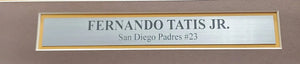 Fernando Tatis Jr. Autographed Framed San Diego Padres Brown Jersey (Approx. 31x36) - Beckett BAS Authenticated