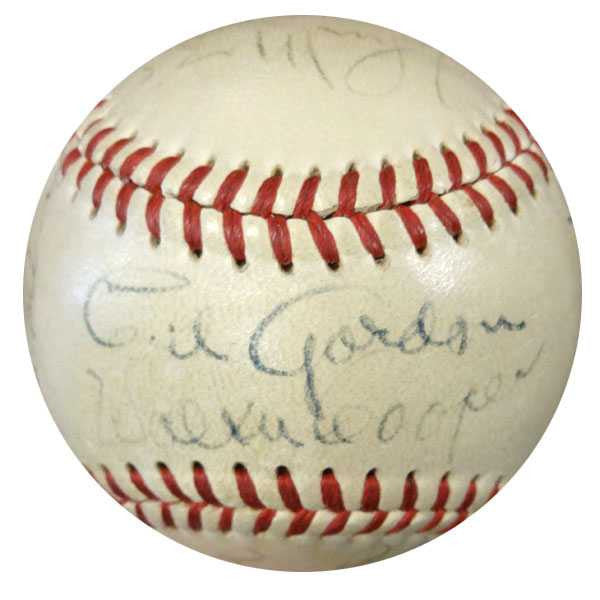 1948 New York Giants Autographed NL Baseball With 19 Signatures Including Johnny Mize PSA/DNA #W06937