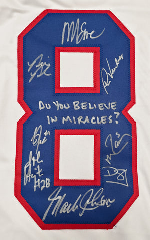 1980 Team USA Miracle on Ice Autographed White Jersey 17 Signatures Inscribed | JSA Witness