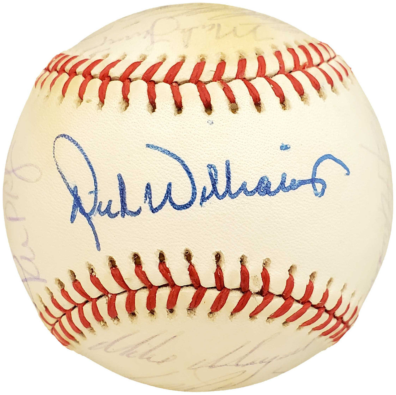 1986 Seattle Mariners Autographed Official AL Baseball With 25 Total Signatures Including Dick Williams SKU #192484