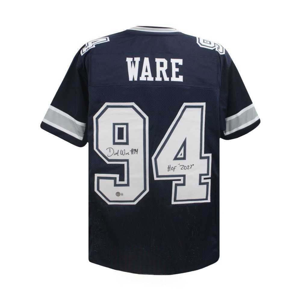 DeMarcus Ware HOF 2023 Signed Dallas Cowboys Navy Jersey – BAS COA