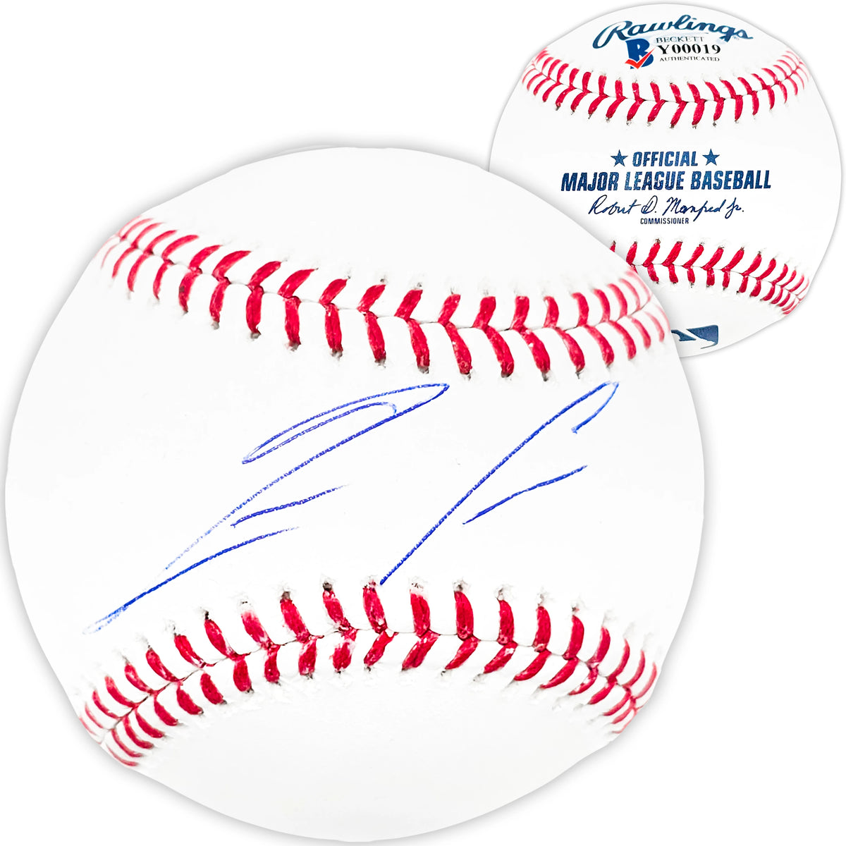 Atlanta Braves Ronald Acuña Jr. Autographed Official Rawlings MLB Leather Baseball - Beckett BAS