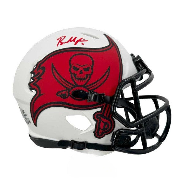 Baker Mayfield Signed Tampa Bay Buccaneers Lunar Eclipse Mini Helmet – BAS COA