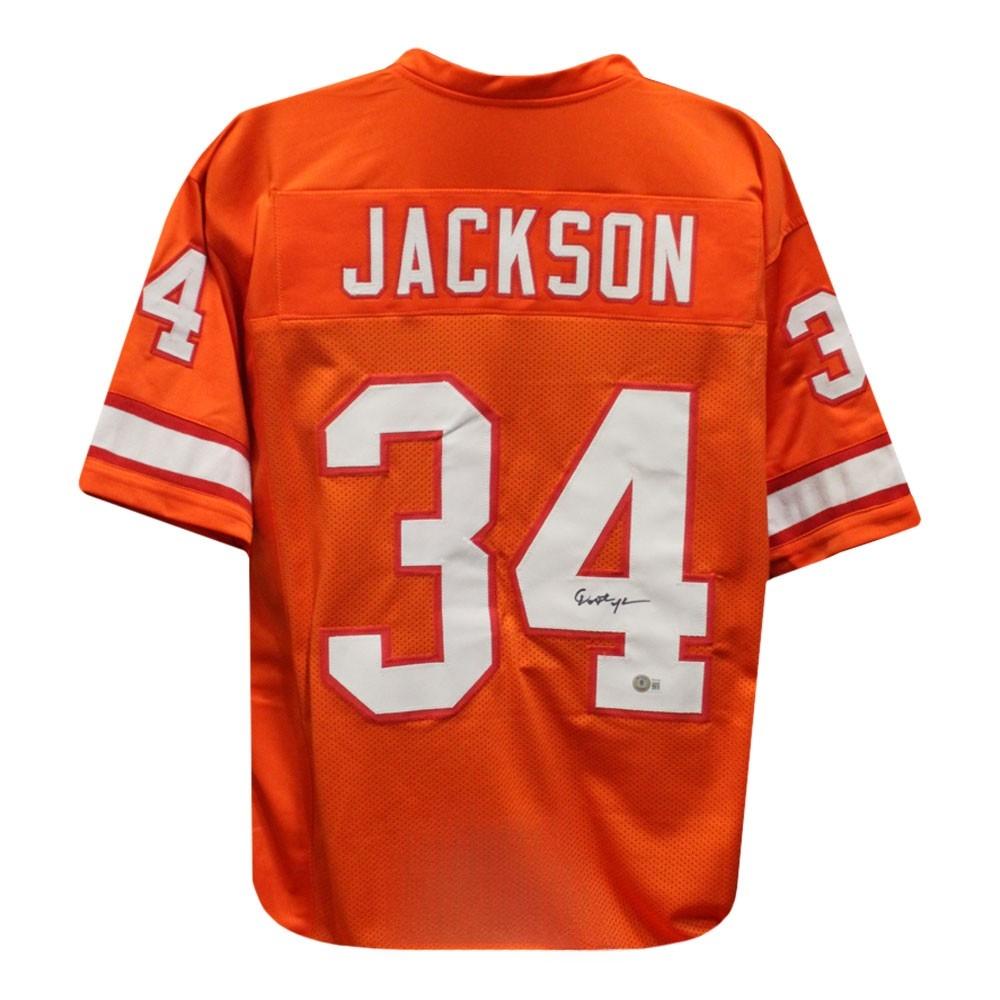 Tampa Bay Buccaneers Dexter Jackson Autographed Custom Orange Football Jersey - Beckett BAS COA