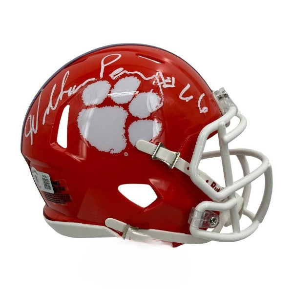 William “The Refrigerator” Perry Autographed Clemson Tigers Mini Football Helmet – Beckett BAS