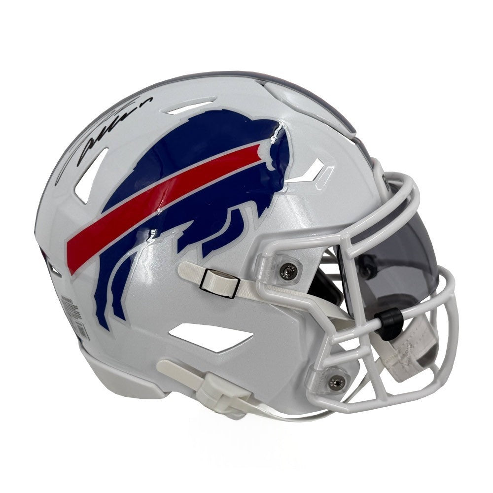 Josh Allen Autographed Buffalo Bills Speed Flex Midi Football Helmet BAS Authenticated