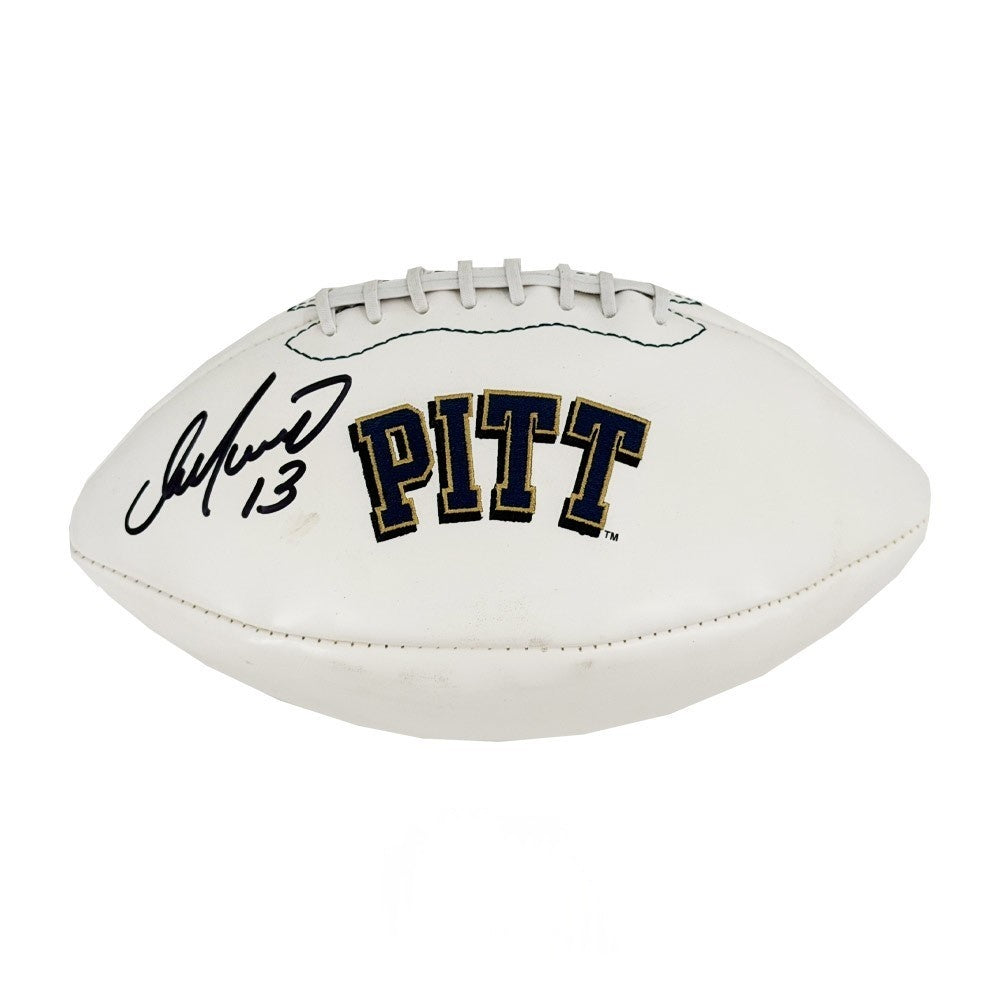 Dan Marino Signed Pittsburgh Panthers Rawlings White Football BAS Authenticated