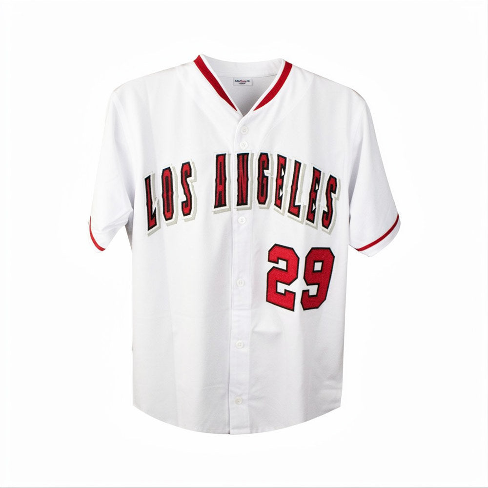 Rod Carew Autographed Los Angeles Custom Baseball Jersey w/ Career Stats Inscription/Stitching - JSA COA