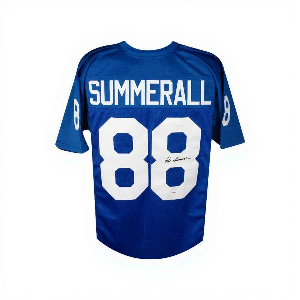 Pat Summerall Autographed New York Giants Custom Jersey – PSA/DNA COA