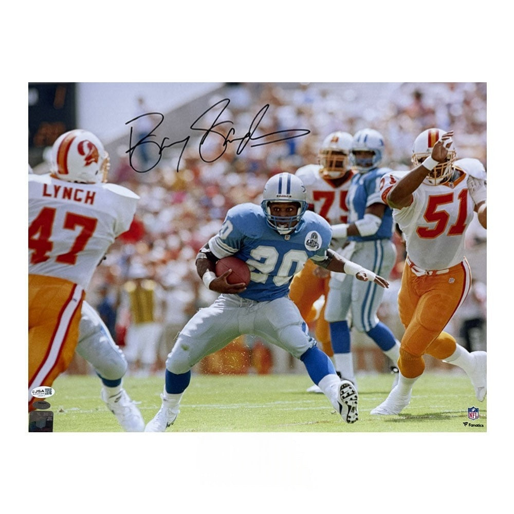Barry Sanders Autographed Detroit Lions 16x20 Football Photo - JSA