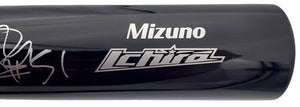 Seattle Mariners Ichiro Suzuki Autographed Black Mizuno Game Model Bat "#51" Inscribed - Official Ichiro Hologram & COA