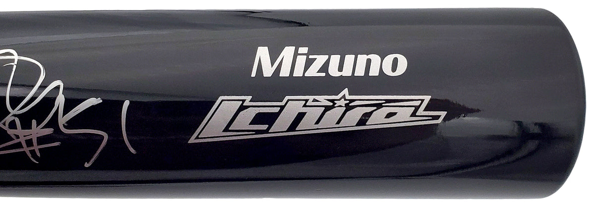 Seattle Mariners Ichiro Suzuki Autographed Black Mizuno Game Model Bat "#51" Inscribed - Official Ichiro Hologram & COA