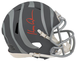 Ken Anderson Signed Cincinnati Bengals SLATE Riddell Speed Mini Helmet