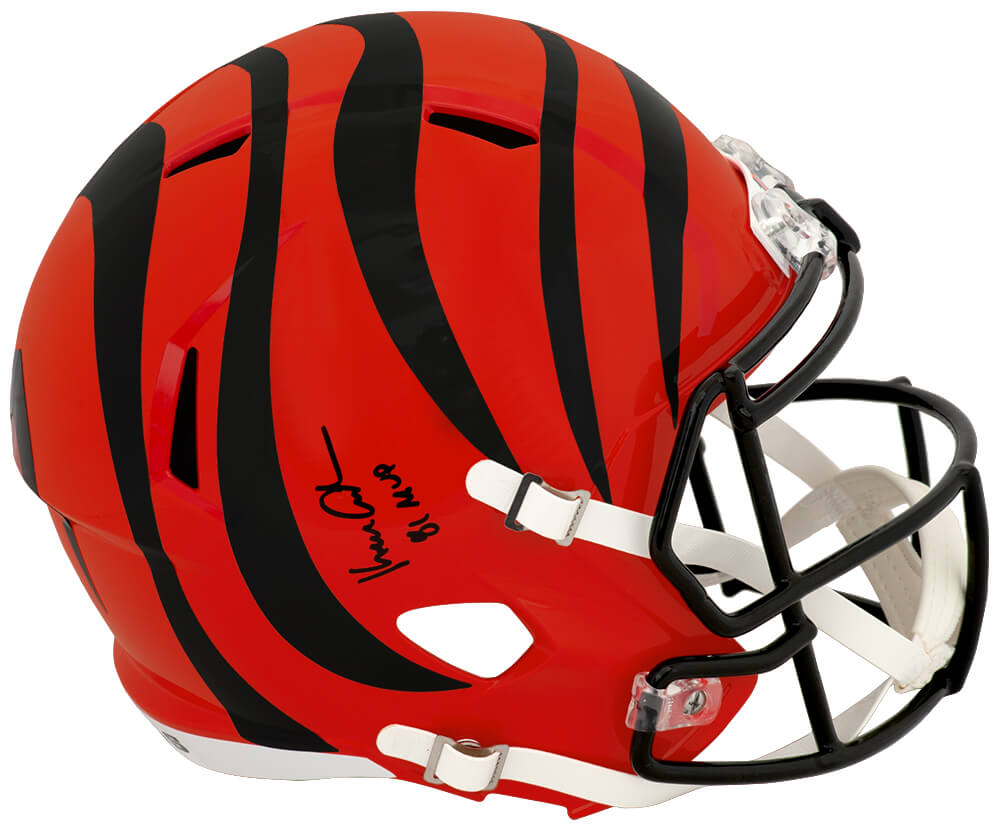 Ken Anderson "81 MVP" Signed Bengals Riddell Helmet Schwartz Auth