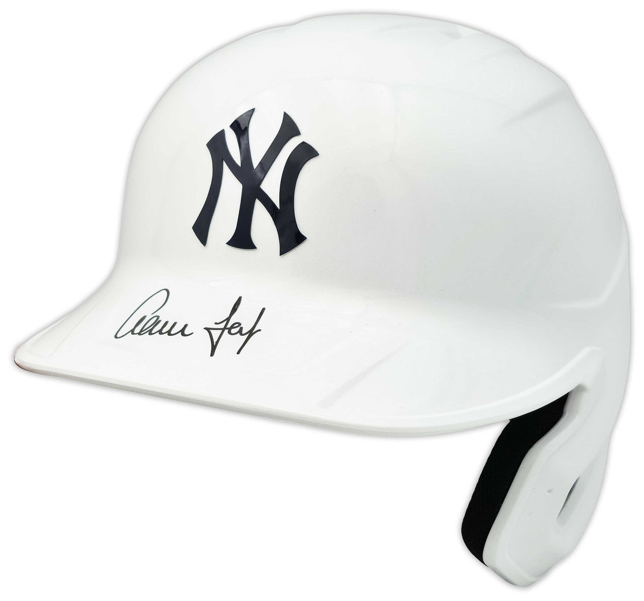 Aaron Judge Autographed New York Yankees White Mach Pro Replica Batting Helmet Fanatics & MLB Holo