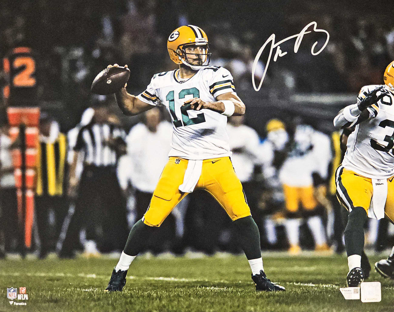 Aaron Rodgers Autographed 16x20 Photo Green Bay Packers Fanatics Holo