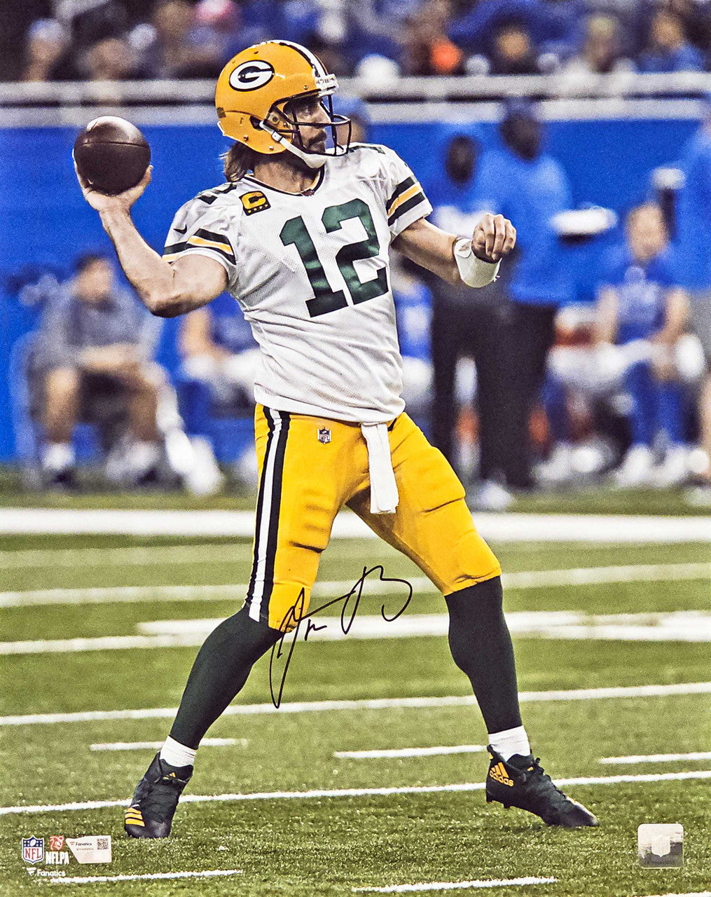 Aaron Rodgers Autographed 16x20 Photo Green Bay Packers Fanatics Holo