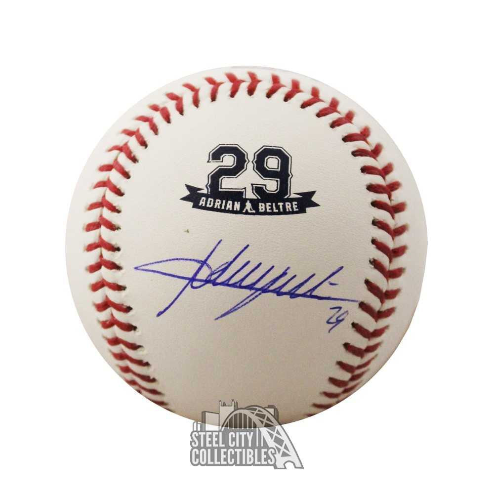Adrian Beltre Autographed MLB Retirement Baseball - JSA