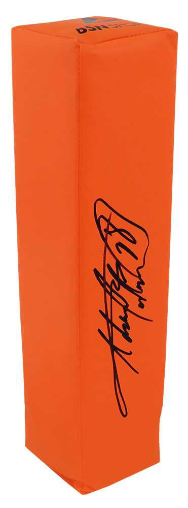 Adrian Peterson Signed BSN Orange Endzone Football Pylon - Schwartz Authenticated