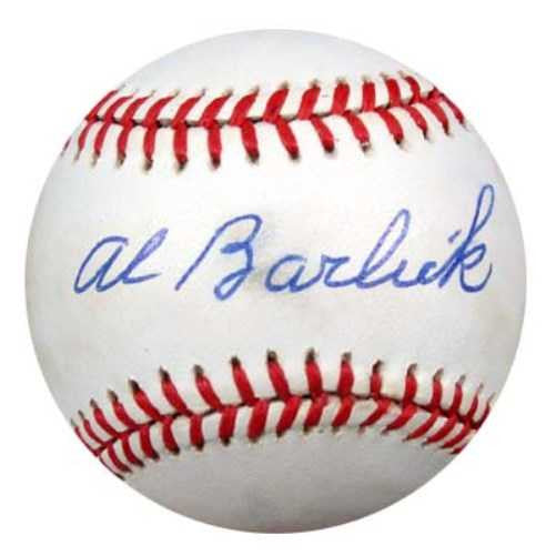 Al Barlick Autographed NL Baseball PSA/DNA #M55479