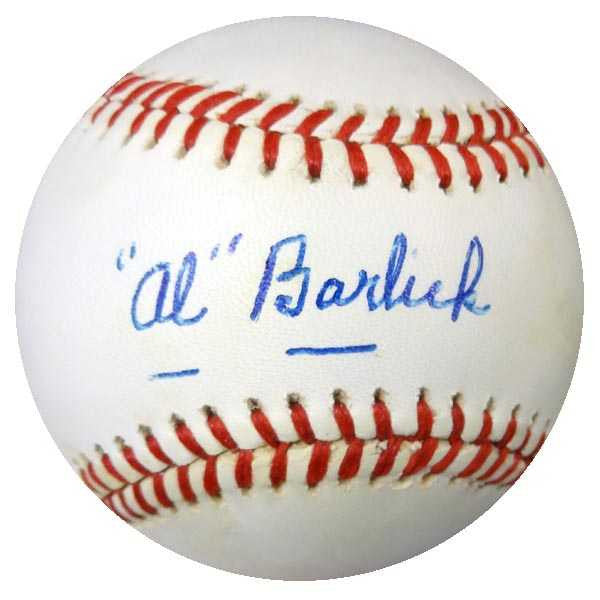 Al Barlick Autographed NL Baseball PSA/DNA #X23206