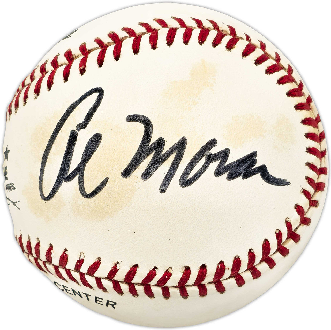 Al Moran Autographed Official NL Baseball New York Mets SKU #225585