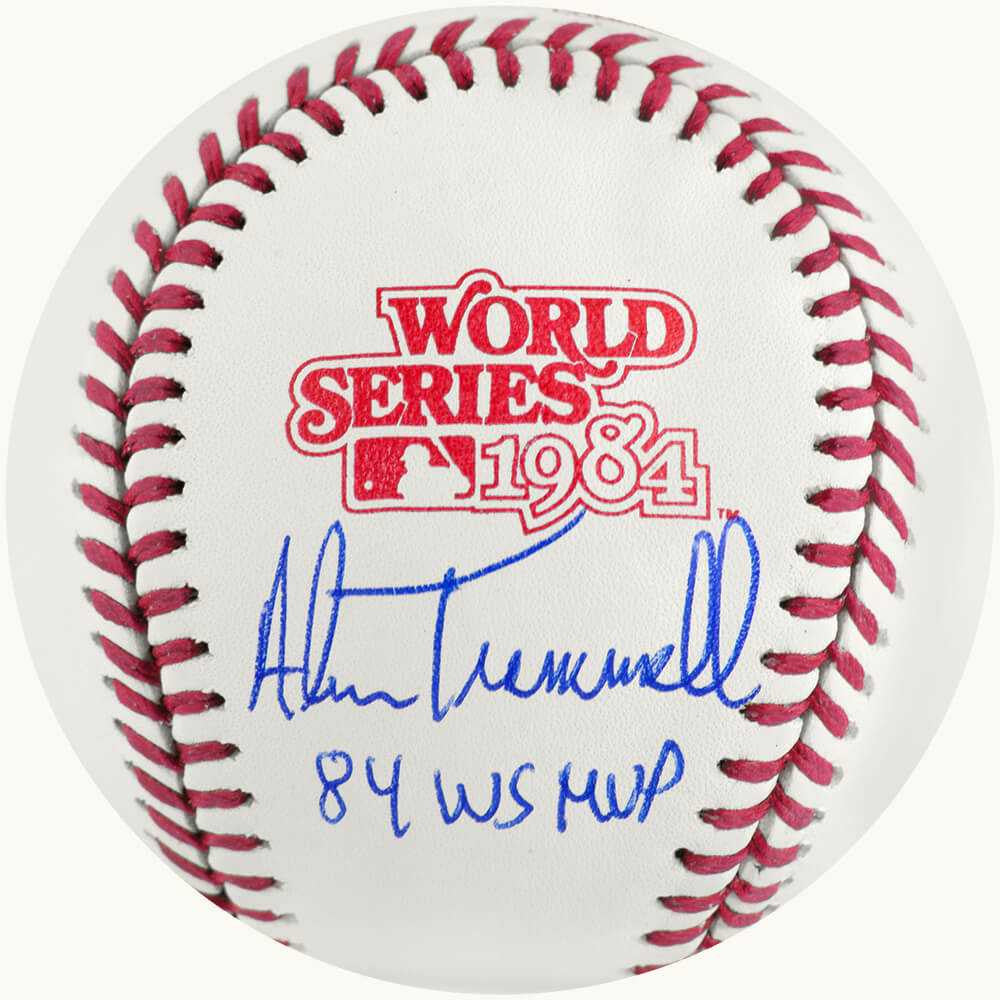 Alan Trammell Signed Rawlings Official 1984 World Series (Detroit Tigers) Baseball w/84 WS MVP - Schwartz Authenticated