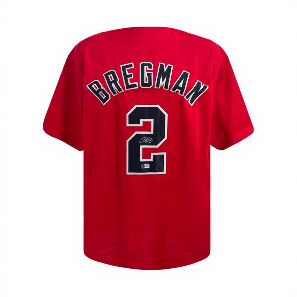 Alex Bregman Autographed Boston Red Sox Red Jersey - BAS