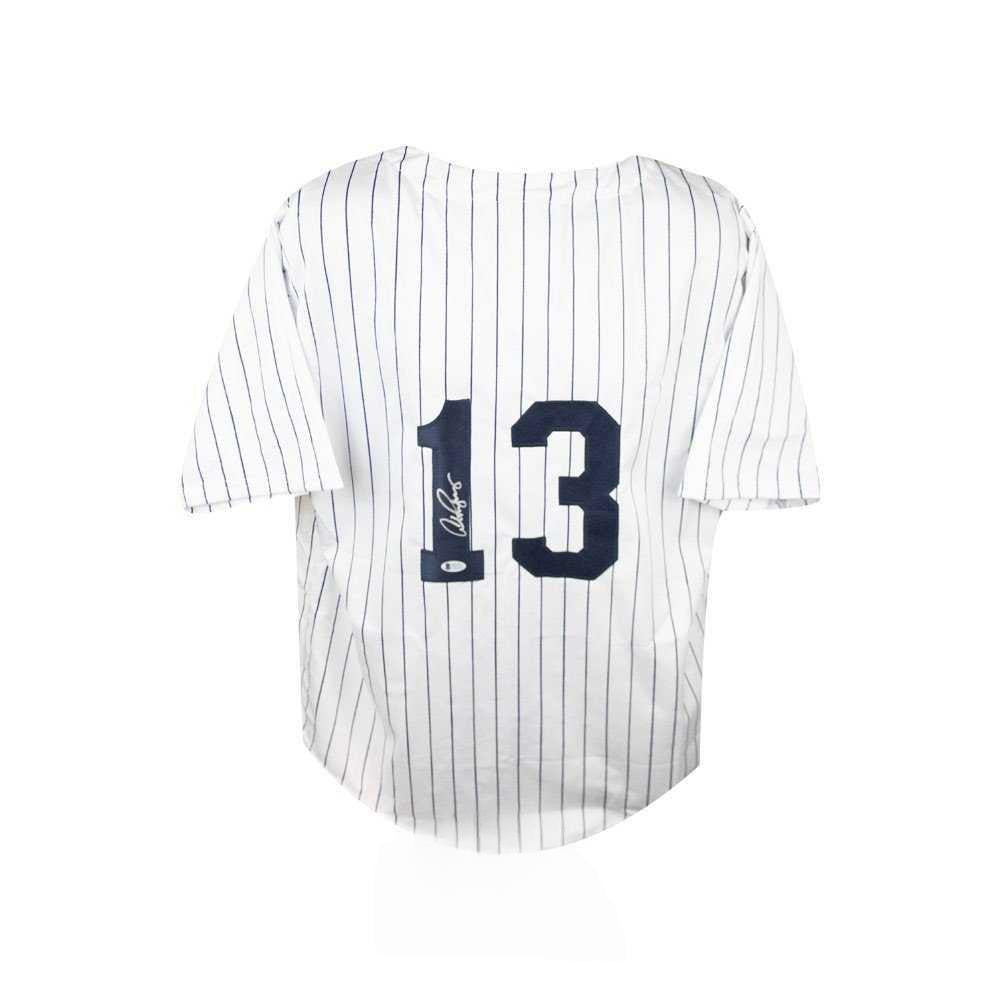Alex Rodriguez Autographed New York Yankees Custom Baseball Jersey – BAS COA