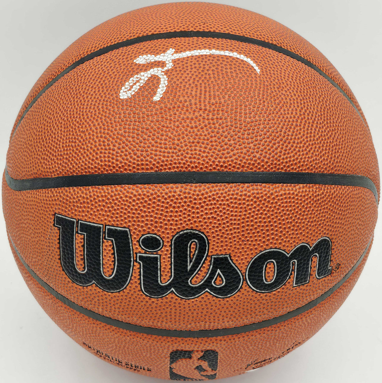 Allen Iverson Autographed Authentic Series Indoor/Outdoor Basketball – Philadelphia 76ers – Beckett BAS Witness