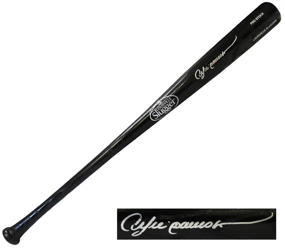 Andre Dawson Signed Louisville Slugger Black Baseball Bat - Schwartz Authenticated