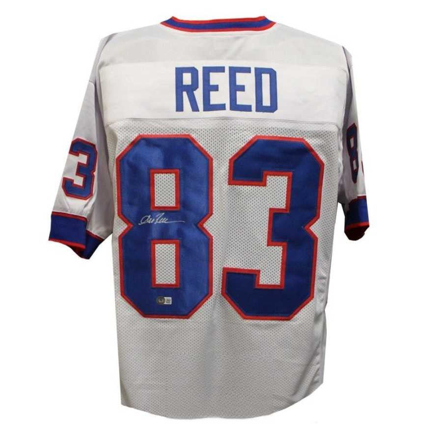 Andre Reed Autographed Buffalo Bills White Jersey – Beckett BAS