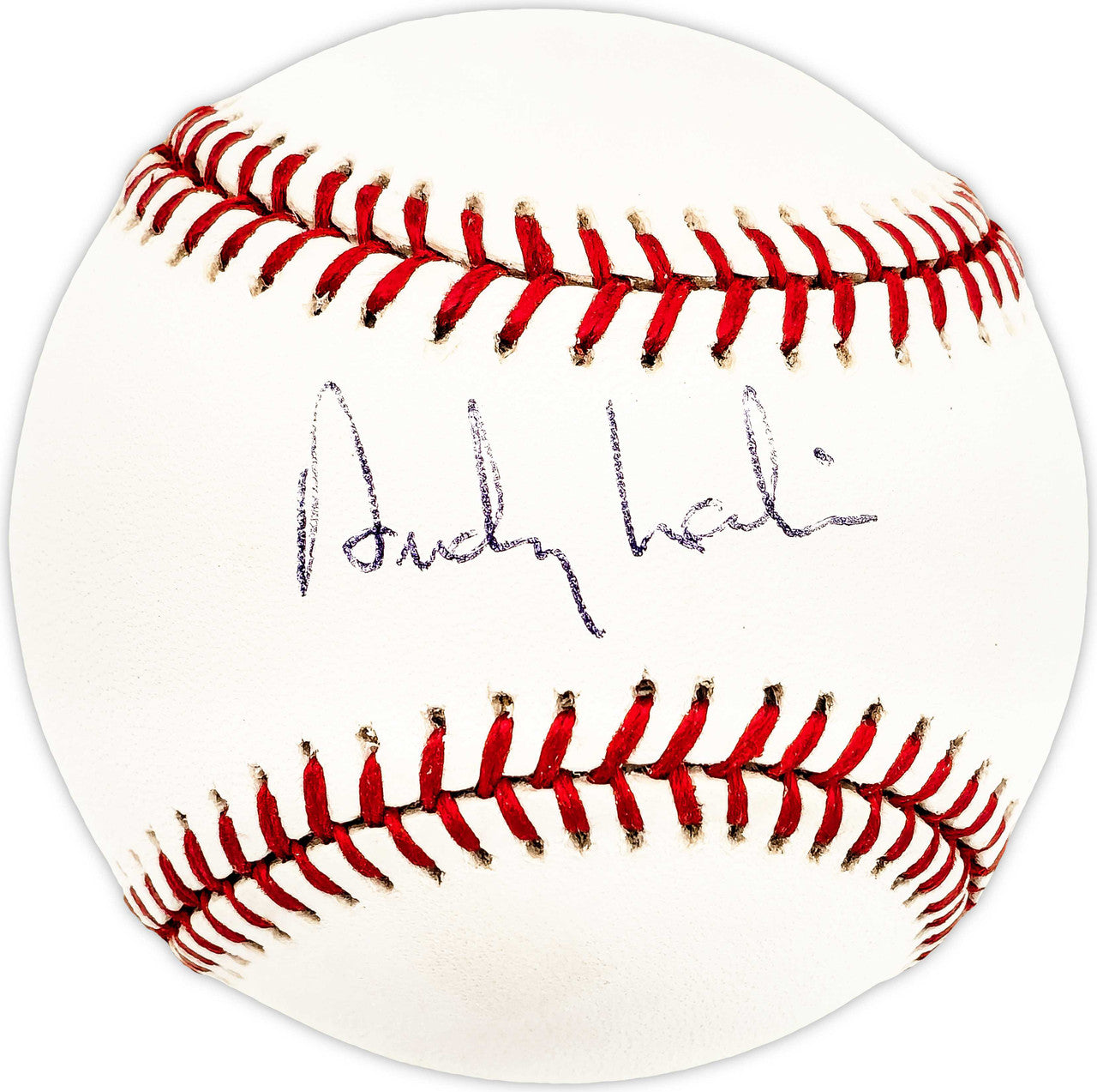 Andy Larkin Autographed Official NL Baseball Miami Marlins, Cincinnati Reds SKU #225997