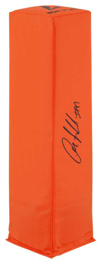 Anquan Boldin Autographed BSN Orange Endzone Football Pylon