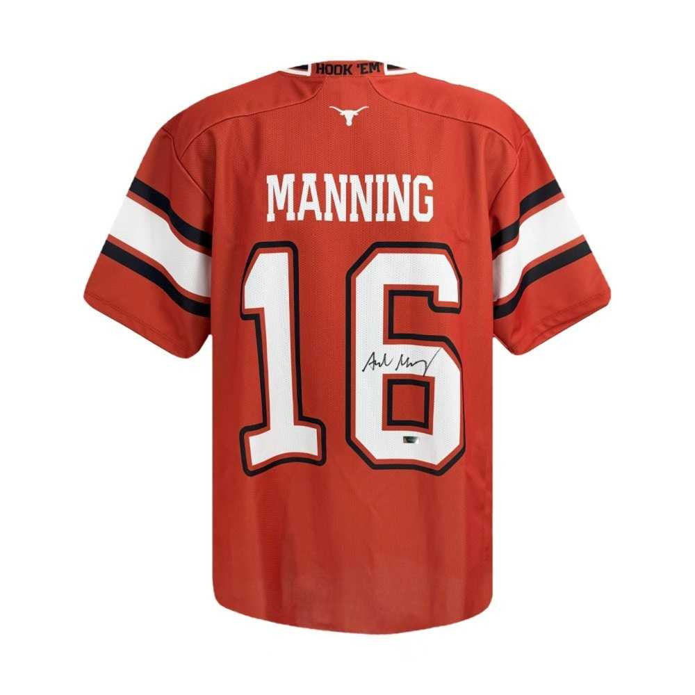 Arch Manning Autographed Texas Longhorns Orange GameDay Greats Football Jersey - Panini