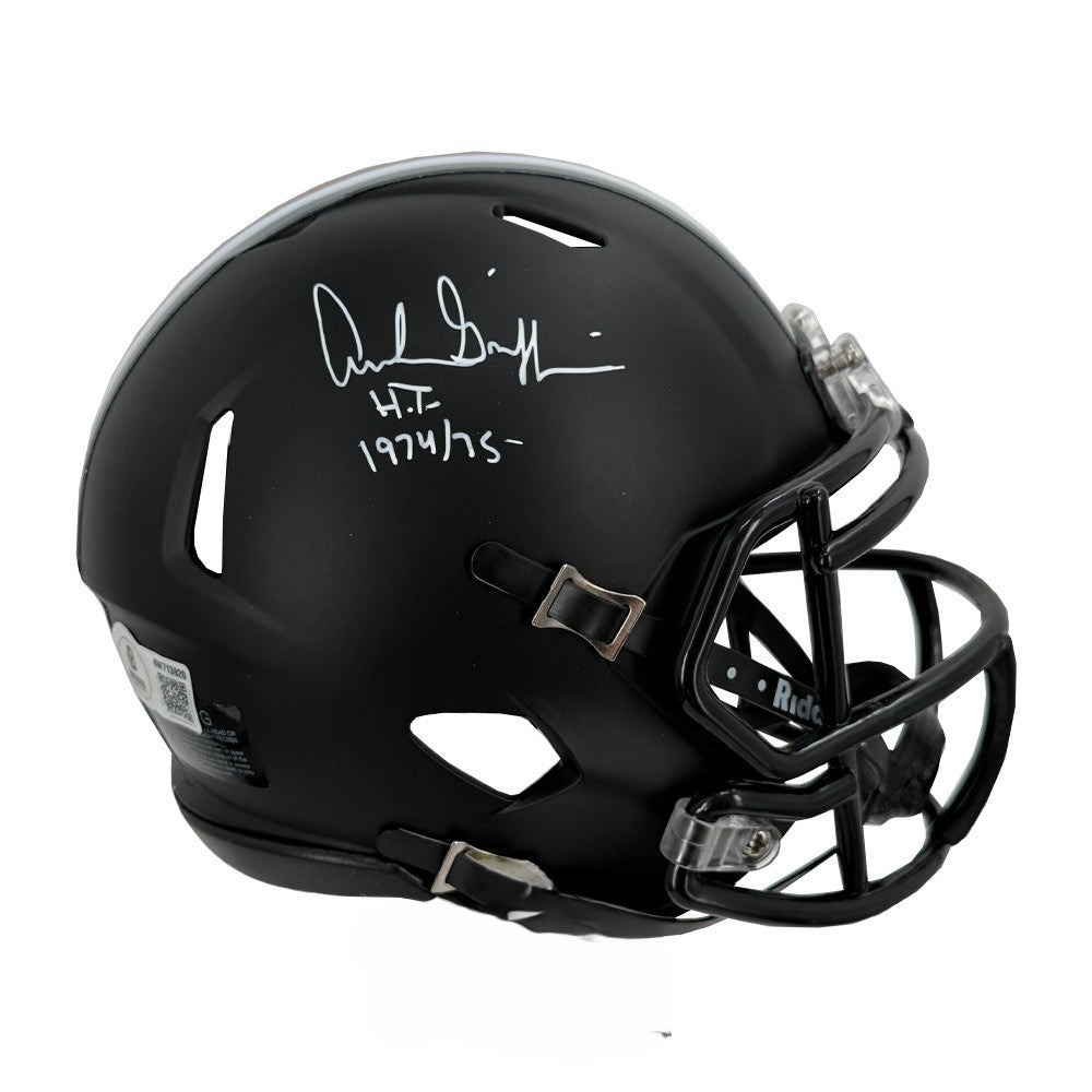 Archie Griffin Signed Ohio State Black Alternate Mini Helmet "HT 1974/75" - BAS