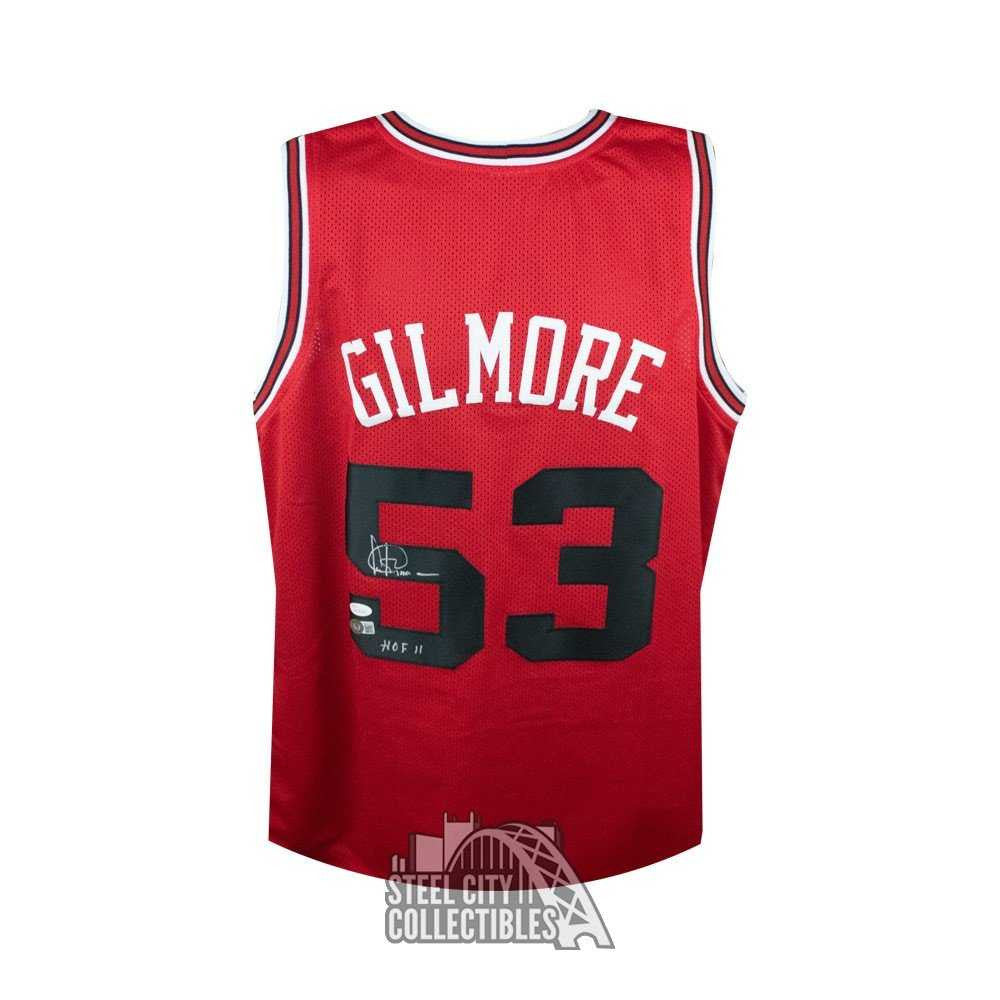 Artis Gilmore HOF 11 Autographed Chicago Custom Basketball Jersey - BAS COA