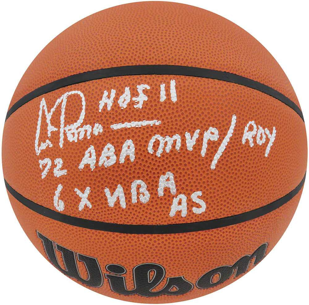 Artis Gilmore Signed Wilson Indoor/Outdoor NBA Basketball w/72 ABA MVP-ROY, 6x NBA AS, HOF'11 - Schwartz Authenticated