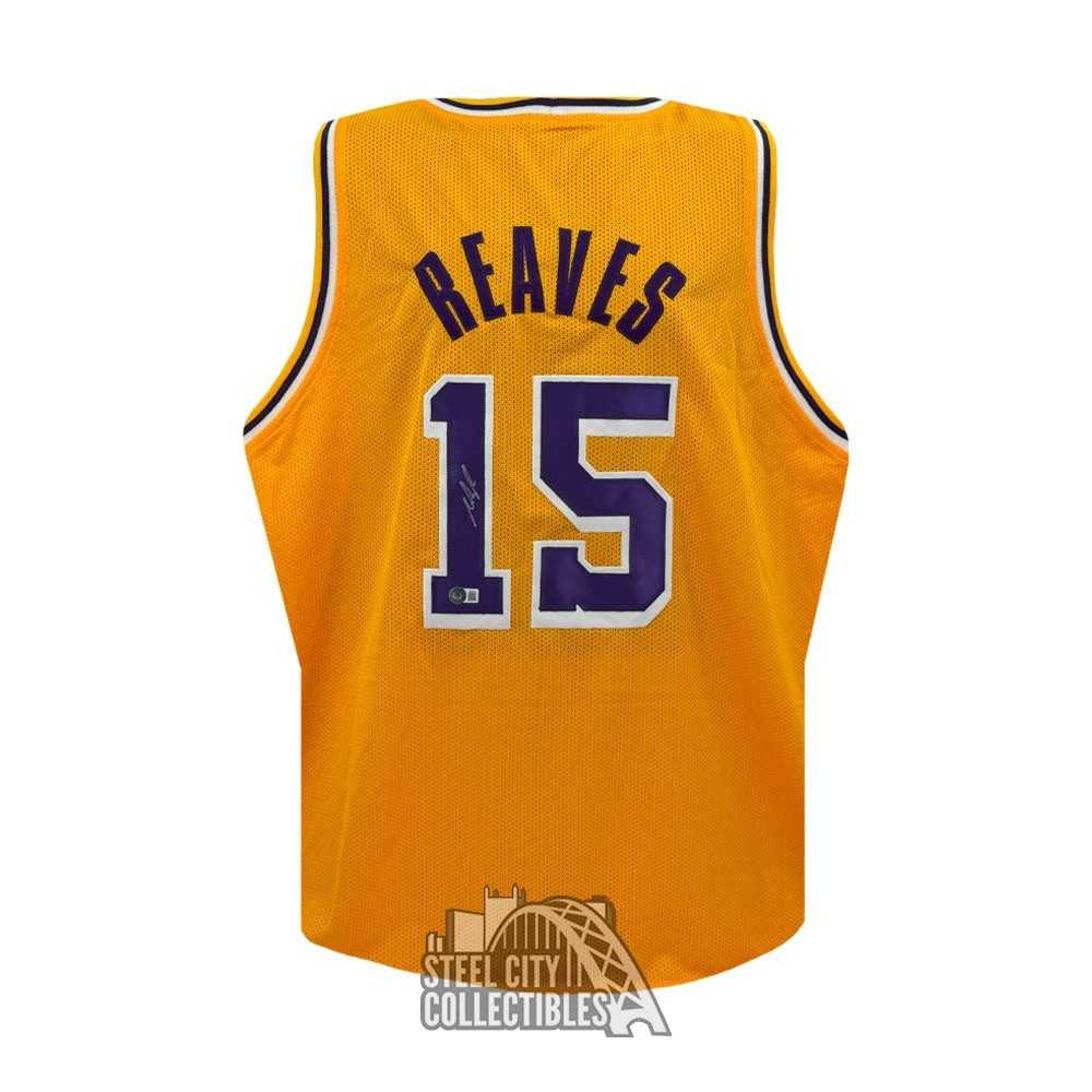 Austin Reaves Autographed Los Angeles Custom Gold Basketball Jersey - BAS