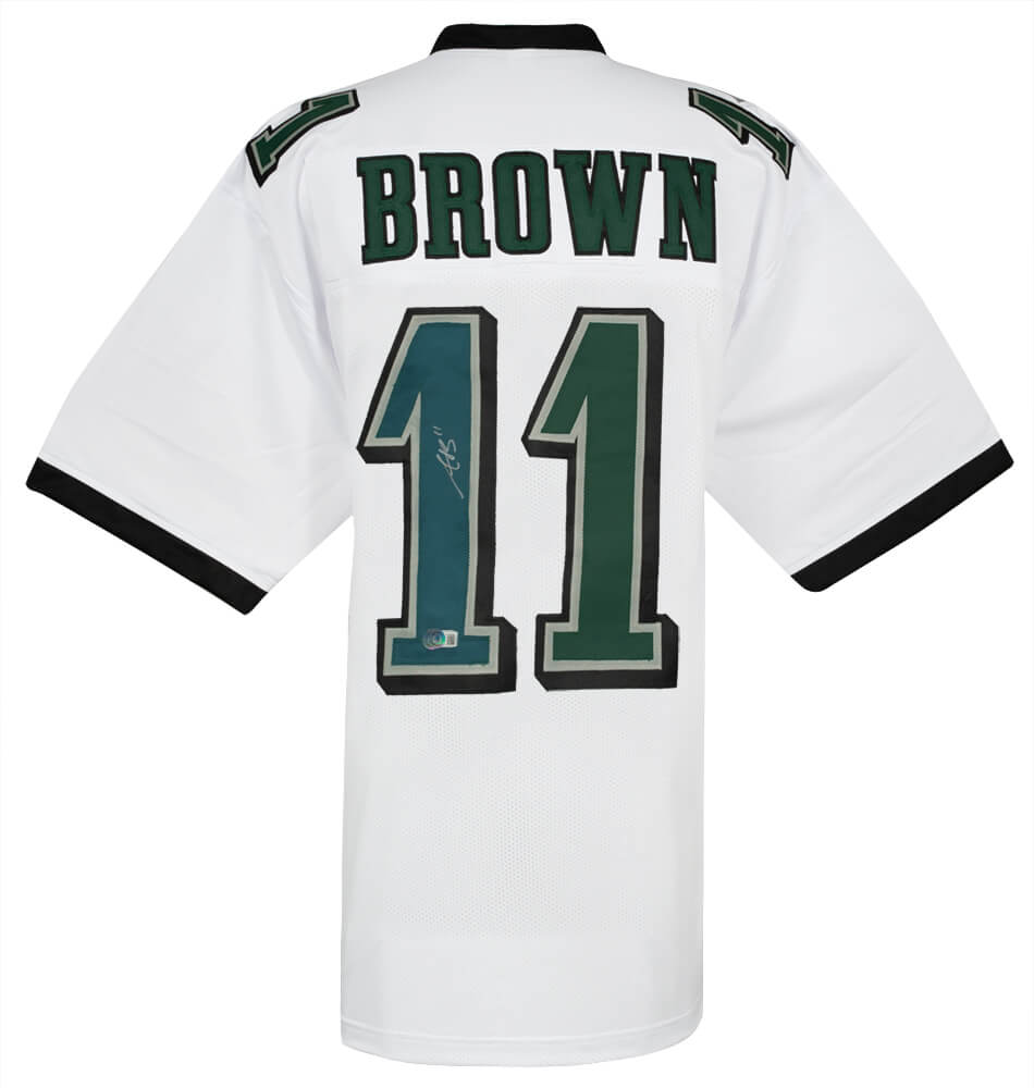 Philadelphia Eagles A.J. (AJ) Brown Signed White Custom Football Jersey - (Beckett)