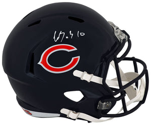 Luther Burden III Signed Chicago Bears Riddell Full Size Speed Replica Helmet