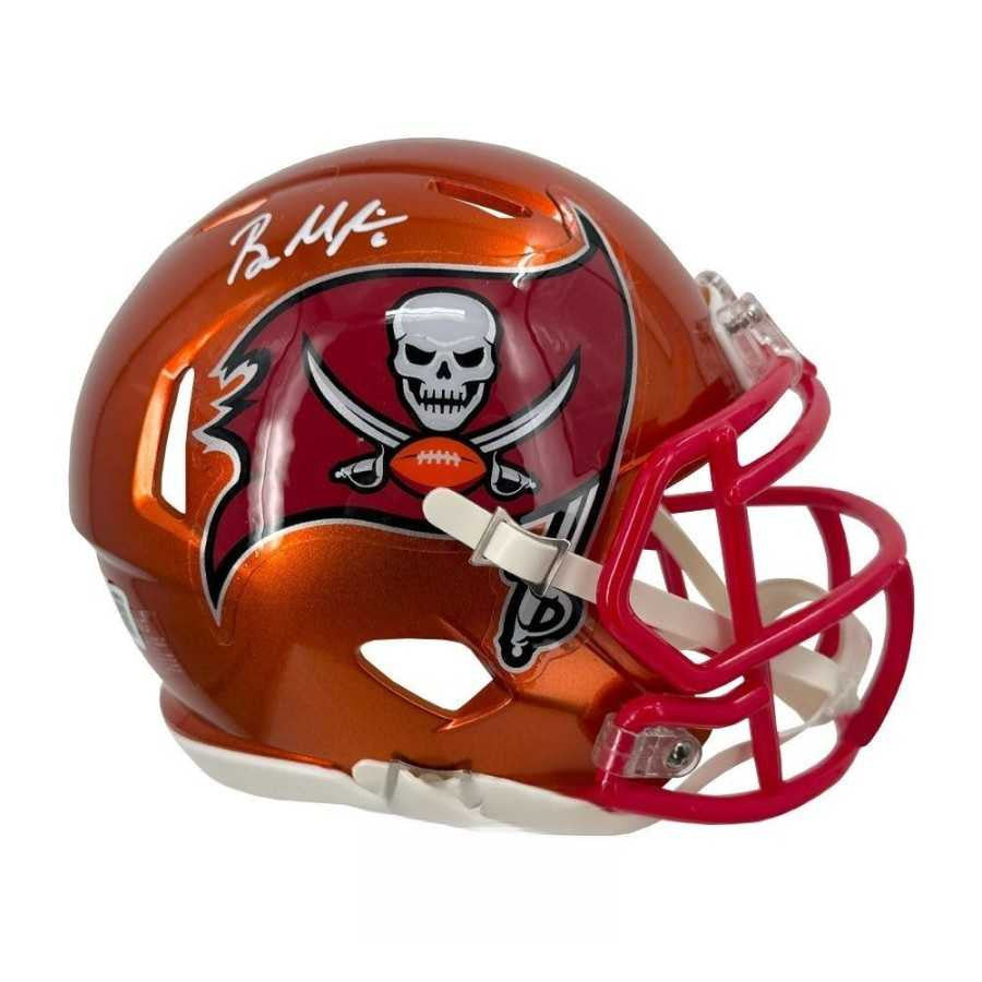 Baker Mayfield Signed Tampa Bay Buccaneers Flash Mini Helmet – BAS COA