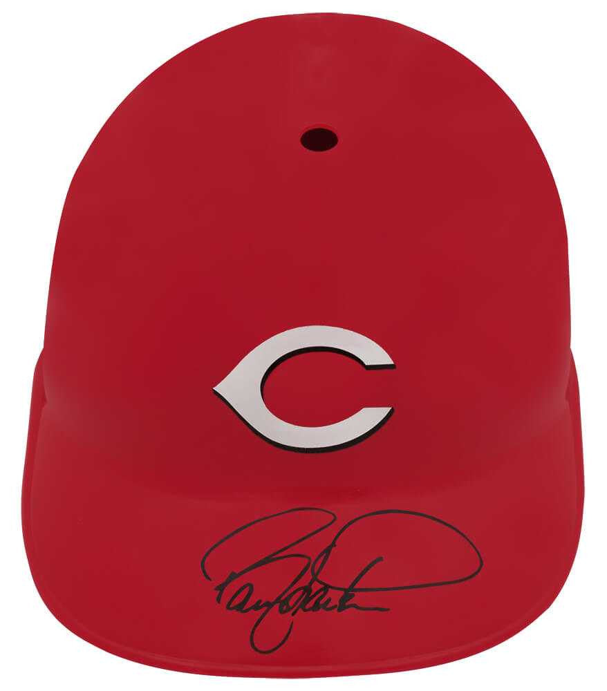 Barry Larkin Signed Cincinnati Reds Souvenir Replica Batting Helmet - Schwartz Authenticated