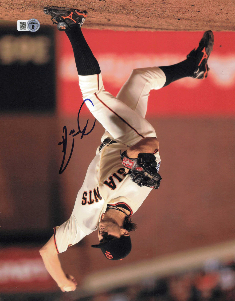 Barry Zito Autographed 11x14 Photo San Francisco Giants Beckett BAS QR #BS30035