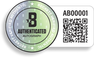 Beckett Hologram with QR code