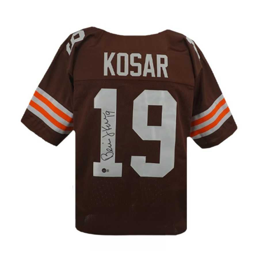 Cleveland Browns Bernie Kosar Autographed Brown Jersey – Beckett BAS Certified