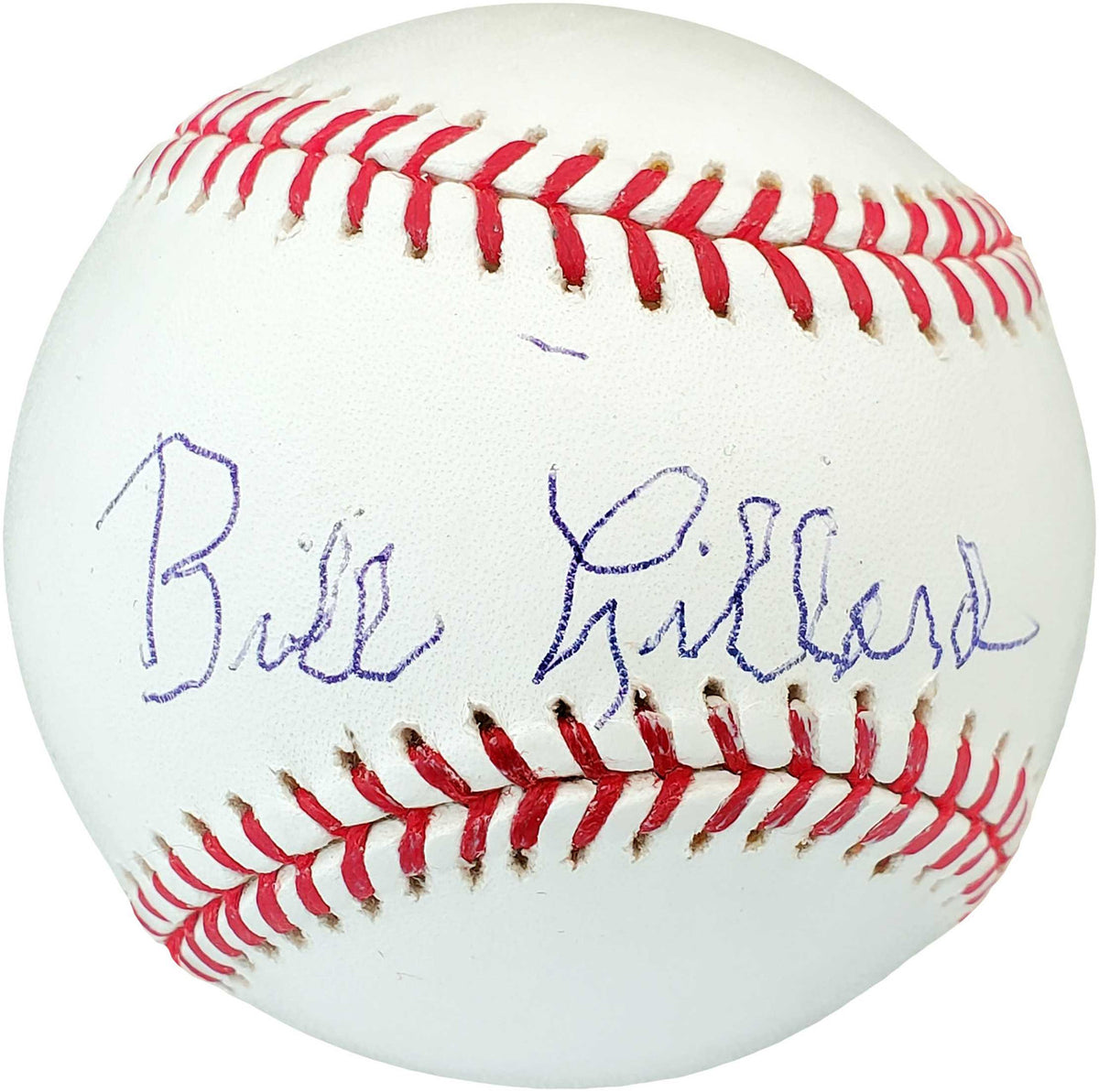 Bill Li Ard Bill Lillard Autographed Official MLB Baseball Philadelphia A's