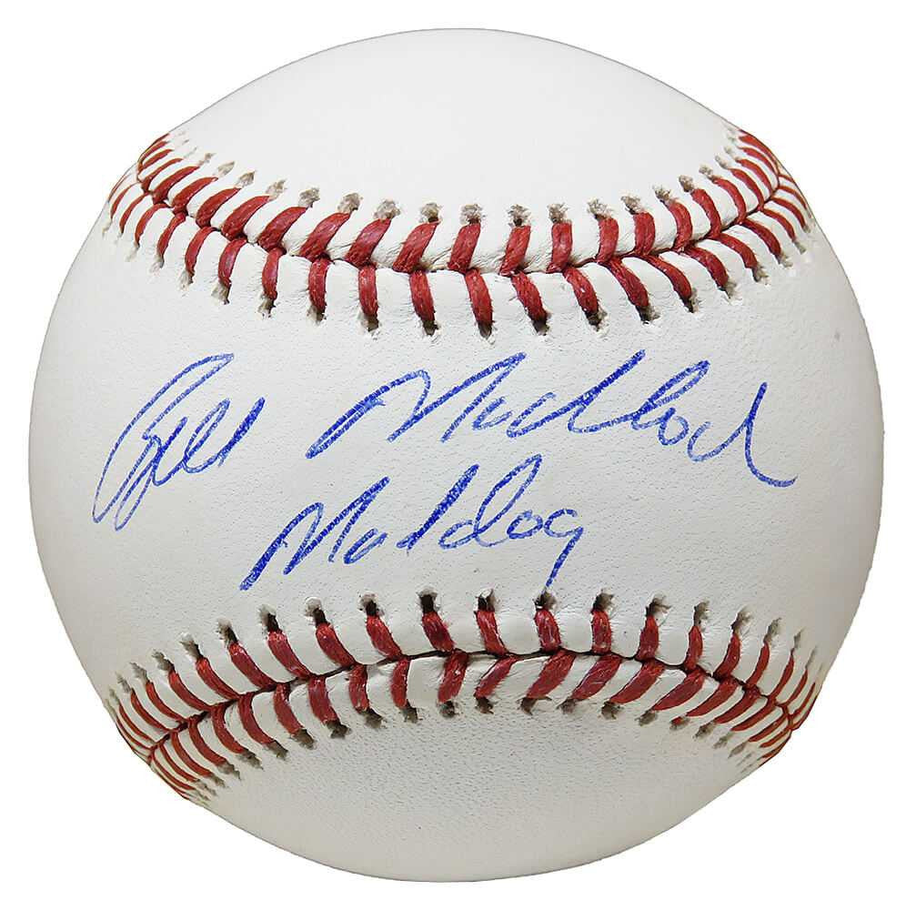 Bill Madlock Signed Rawlings Official MLB Baseball w/Mad Dog - Schwartz Authenticated